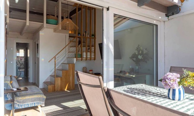 Santander Apartment | Bright Loft with Terrace, Perfect for Family Getaways