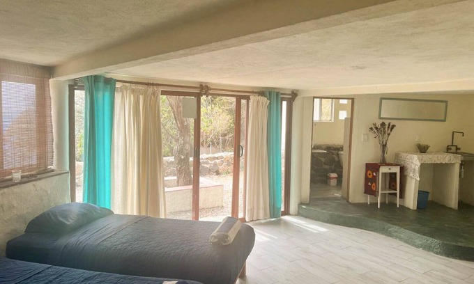 Tepoztlan Apartment | Mountain Loft with Private Bath, Terrace, and Scenic Views