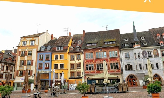 Mulhouse Apartment | Cozy Loft Verrière Style Near Train Station