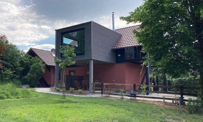 Straupitz Apartment | Cozy Loft with Fireplace & Terraces in Straupitz-Spreewald