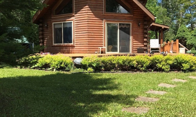 Indian River House | Tranquil Log Cabin on Sturgeon River with Ocean Views