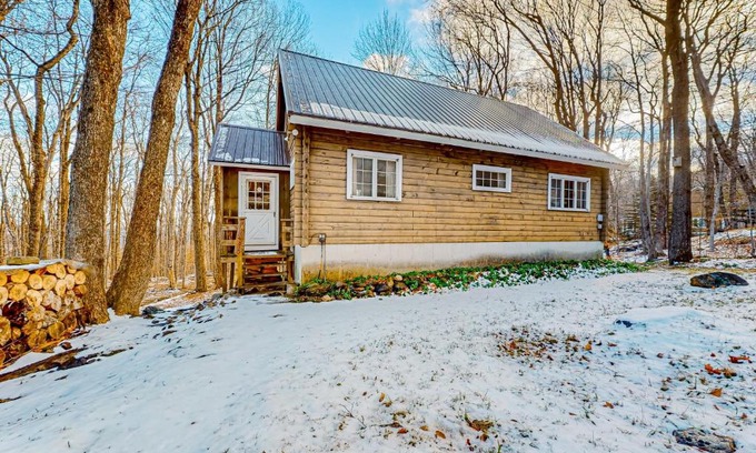 Wilmington House | Cozy Log Ski Lodge with Pool and Hot Tub for Family Fun