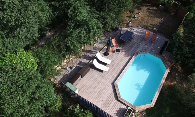 La Destrousse House | Cozy Retreat: Private Pool & Ocean Views in La Bouilladisse