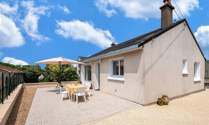 Montreuil-Bellay House | Inviting Logis de la Perruche with Terraces & Spa Amenities