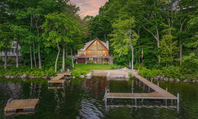 Bridgton House | Long Lake Oasis | Enjoy Private Lake Access and Scenic Views