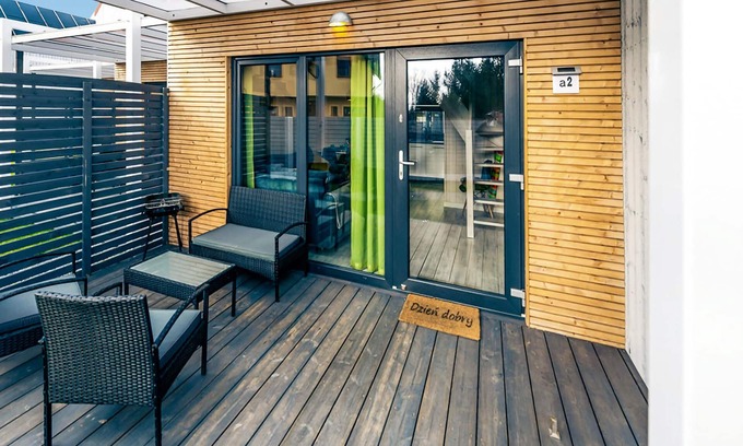 Debki House | Look forward to a relaxing vacation in this cozy cottage with access to pool and sauna!