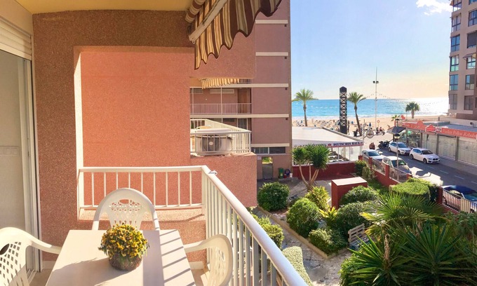 Benidorm Apartment | Los Ranchos Blueline: Ocean View, Spa & Perfectly Rated Stay