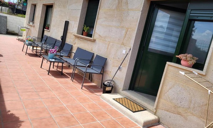 Poio Apartment | Oceanfront Louridoplaya: Guest Rated 9.8, Pet Friendly Stay