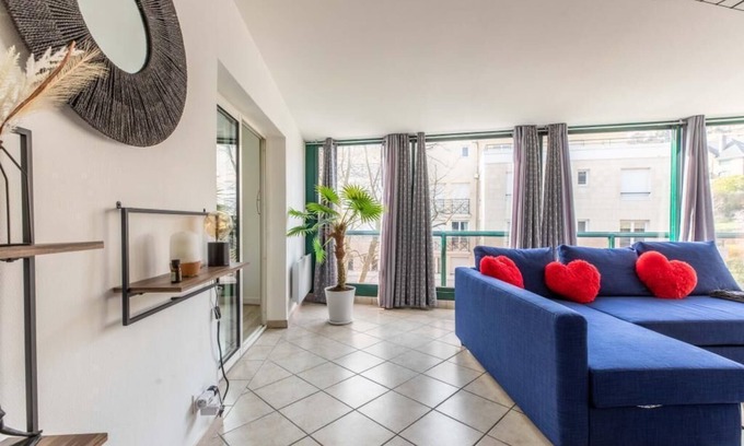 Chamalieres Apartment | Discover the Unique LOVE ROOM in Chamalières Awaits!