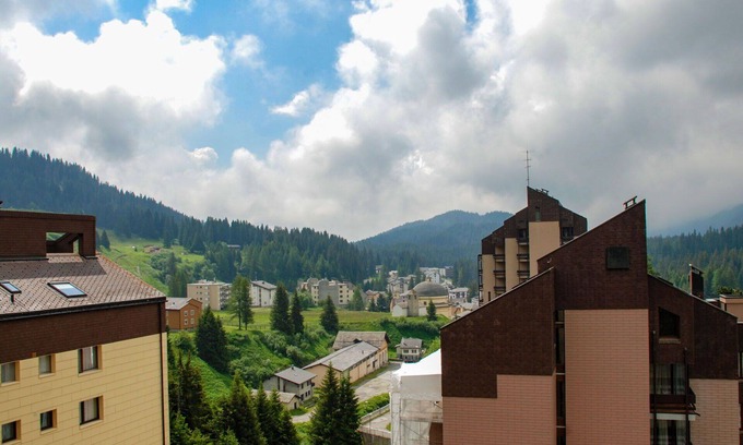 San Bernardino Apartment | Cozy Apartment for 4 with Pool, Pets Welcome & Panoramic View