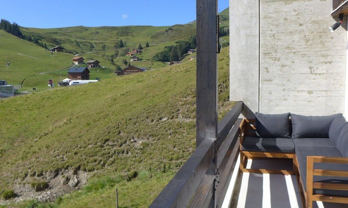 Val d'Illiez Apartment | Inviting Apartment for 10 with Balcony & Panoramic Views