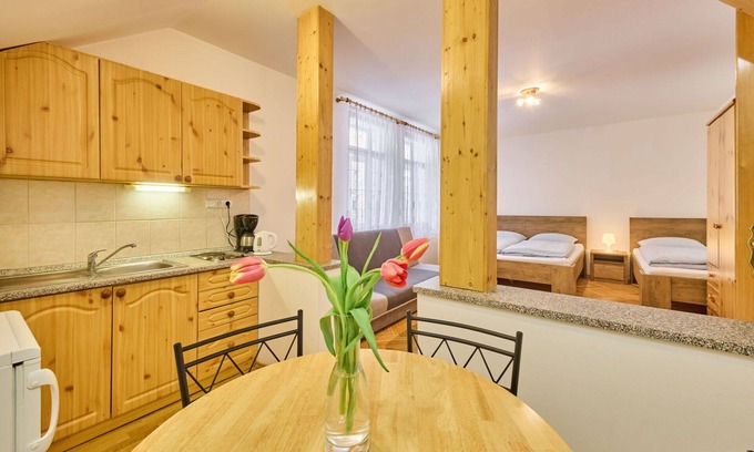 Janske Lazne Apartment | Cozy Apartment for 3 with WIFI, Kitchen, and Parking
