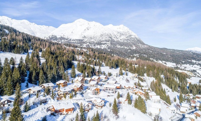 Riom-Parsonz Apartment | Cozy Apartment for 4 with WiFi, Terrace, and Pets Welcome
