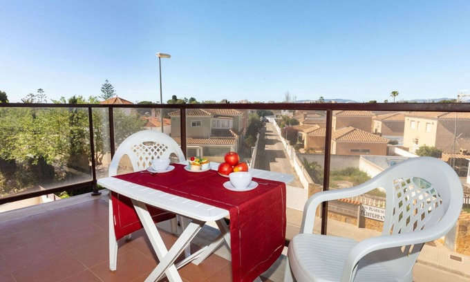 Vinaros Apartment | Inviting Apartment for 4 with Pool, Ocean View & Terrace