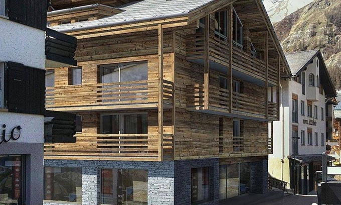 Saas-Fee Apartment | Inviting Apartment for 6 with WiFi, Kitchen & Balcony