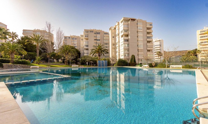 Cabo de las Huertas Apartment | Relax in a Beautiful Apartment with Pool and Sports Fields
