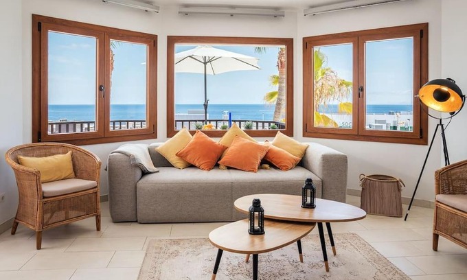 Puerto del Carmen Apartment | Stunning Apartment with Sea and Mountain Views - 10/10 Rated