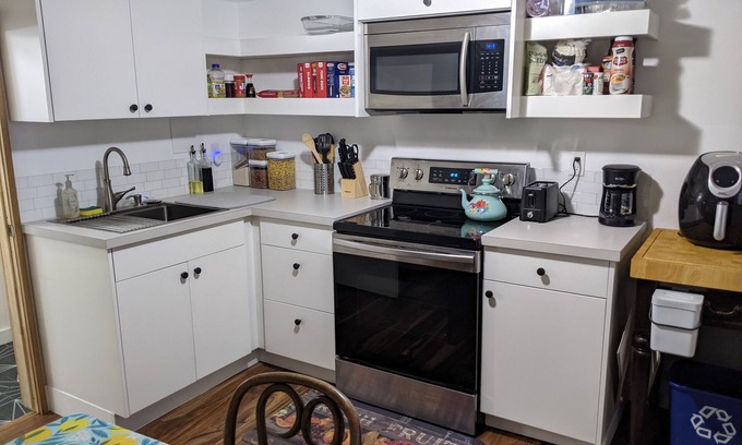 Nampa Apartment | Cozy Basement Apartment with Outdoor Patio & Spa Amenities