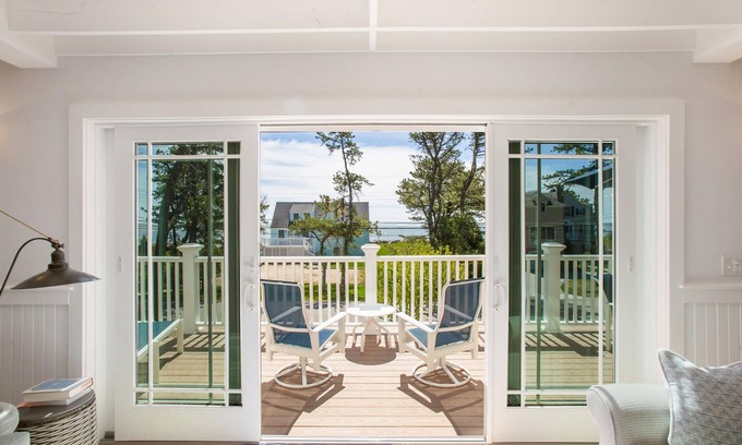 Kennebunkport House | Seaside Getaway - Oceanfront Home with Pool & Breakfast