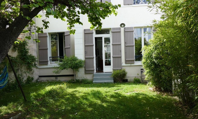 Chatou Apartment | Beautiful Garden Flat Near Paris for JO 2024 Guests