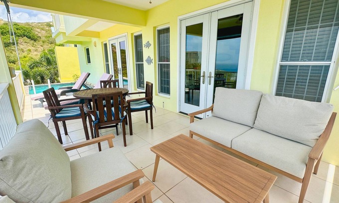 Kittian Village Villa | Hilltop Villa with Ocean View and Private Pool Retreat