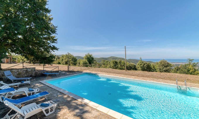 Sassetta House | Perfect 7-Bedroom Retreat in Sassetta with Private Pool