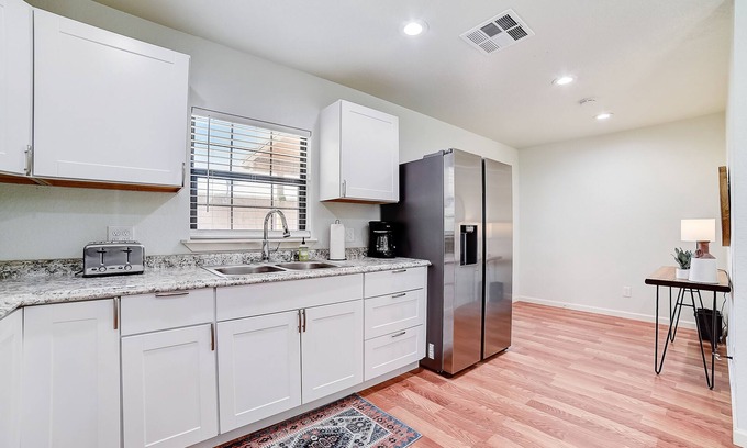 Blanco Cabin | Cozy Home with Deck, Firepit & Pet-Friendly Amenities