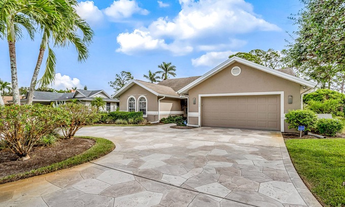 Lely Golf Estates House | Inviting Retreat with Pool, Golf, and Ocean Views