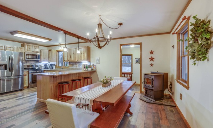 Interlaken House | Inviting Interlaken Retreat with Pool and Fire Pit!