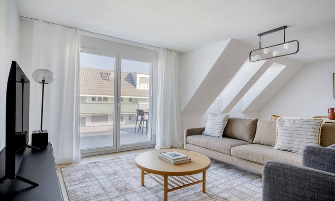 Kloten Apartment | Cozy Kloten 2BR Apartment with Kitchen & Storage Near Market