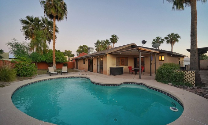 Vista Del Valle House | Tranquil Pool Retreat with Spa in Upscale Neighborhood