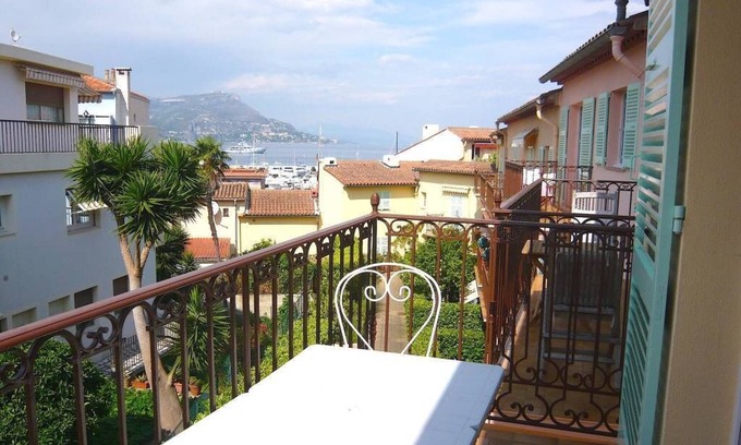 Saint-Jean-Cap-Ferrat Apartment | Tranquil Studio with Balcony & Breathtaking Sea Views