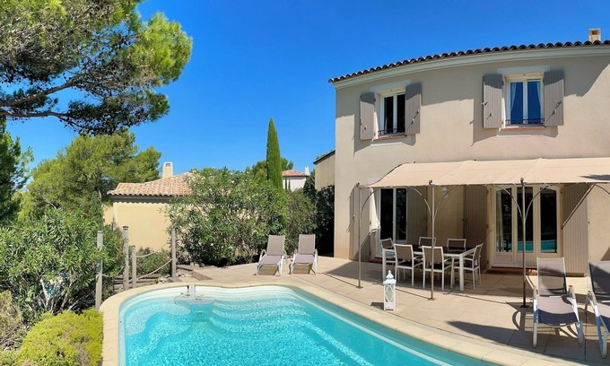Pont Royal Villa | Elegant Villa with Private Pool & Golf Views, Rated 10/10