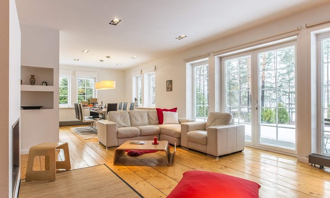 Plavniekkalns House | Relaxing Villa Sofia Steps from Lake Baltezers