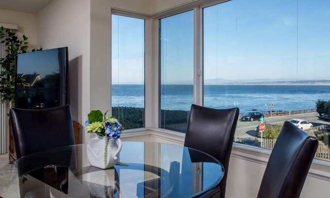 Pacific Grove House | Oceanfront Lover's Point Townhome with Spa and Breakfast