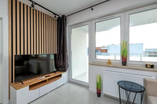 Bialystok Apartment | Relax in LoveRoom Ukośna with Hot Tub & Top Ratings