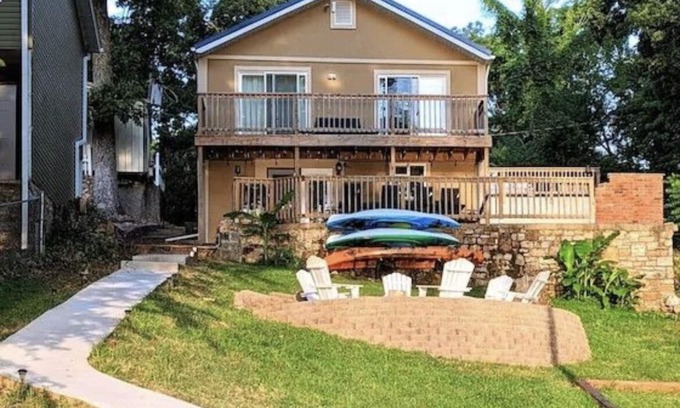 Sunrise Beach House | Top-Rated LOZ Oasis: Kayaks, Private Dock & Pool Access