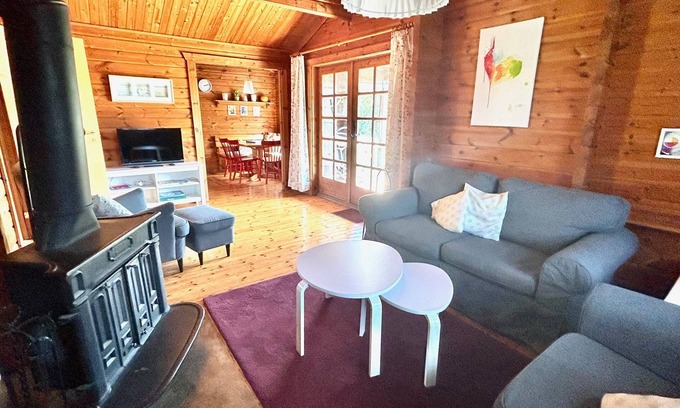 Hayingen House | Cozy Holzblockhaus with Ocean View in Ferienpark Lauterdörfle