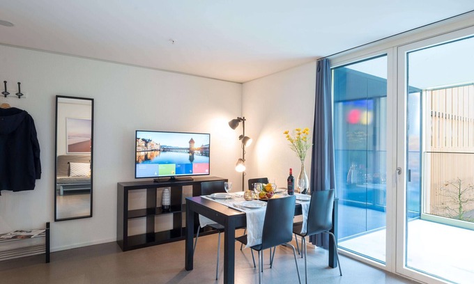 Lucerne Apartment | Pet-Friendly Retreat at LU Engelberg IV - Review Score 10/10