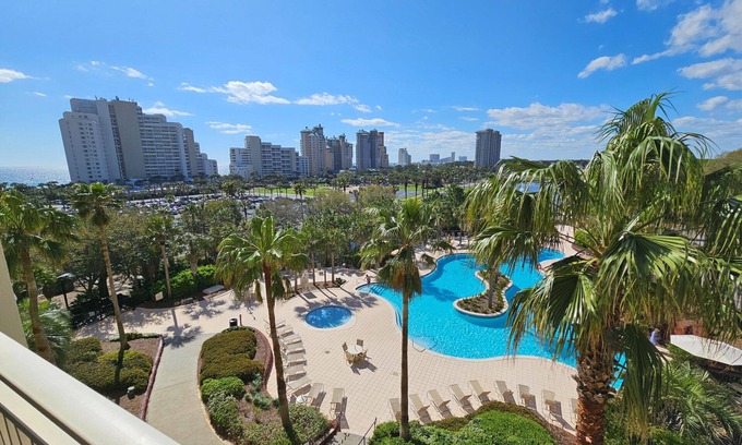 Sandestin Condo | Premier Luau Two 6426 Studio with Ocean View & Tram Access
