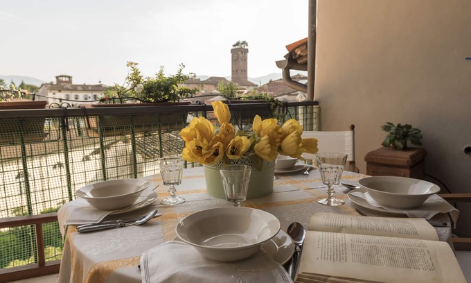 Lucca Historical Center Apartment | Stunning Duke Design Apartment with Pool & Amazing Views