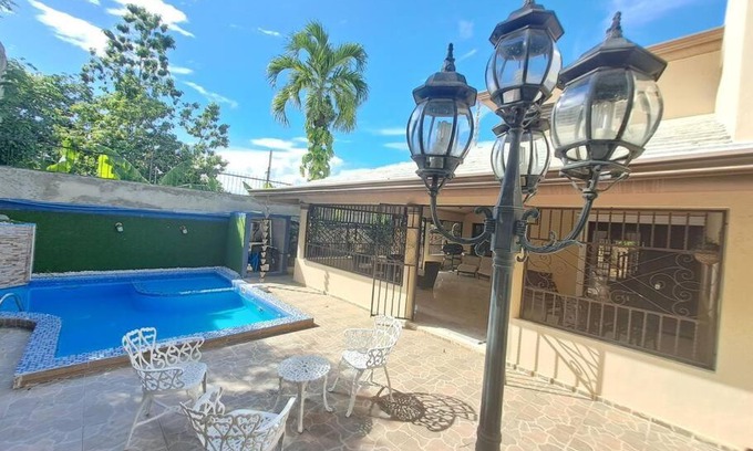 Santiago Province Villa | Elegant 4-Bedroom Villa with Pool and BBQ Area