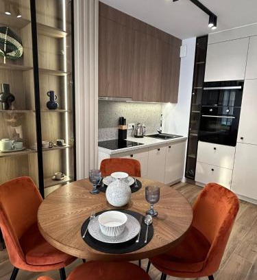 Siedlce Apartment | Luksusowy apartament z klimatyzacją i garażem podziemnym w centrum miasta