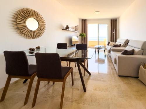 Puerto de Santiago Apartment | Oceanfront Oasis: LUNA with Panoramic Views & Pool