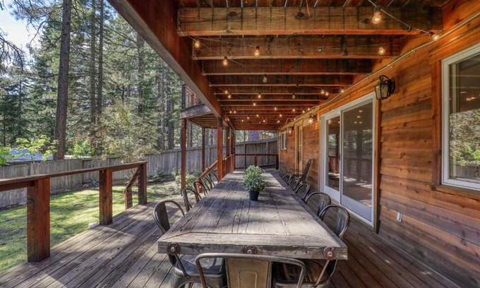 Tahoe Woods House | Relax at Lupine Lodge with Beach Access & Hot Tub Bliss!
