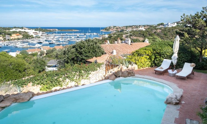 Porto Cervo Villa | Elegant Villa with Pool & Oceanfront Views by Arch. Couelle