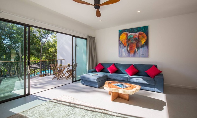 Bophut Villa | Elegant 3-Bedroom Villa Anagata with Ocean View & Pool