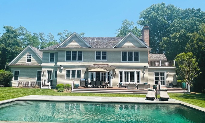 North Haven House | Elegant Designer Home with Pool & Media Room - 10/10 Rated