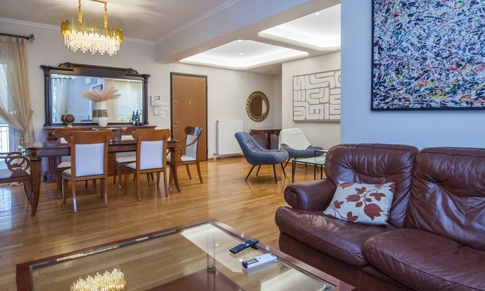 Drosia Apartment | Luxe 3 Bd Penthouse 5 Min from Drosia Square