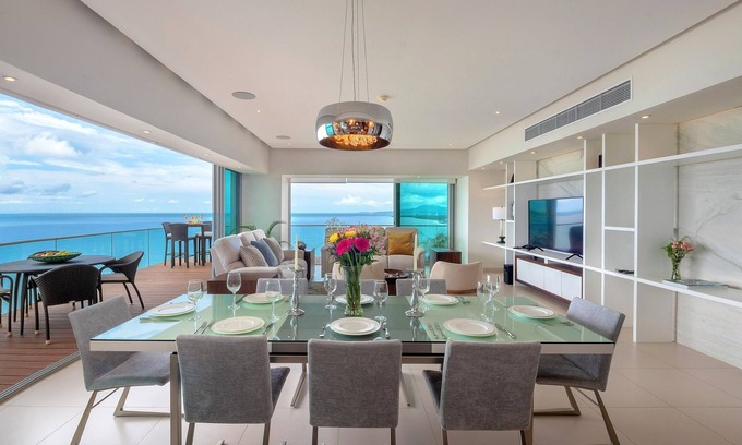 North Hotel Zone Condo | Stunning Beachfront Retreat with Panoramic Ocean Views